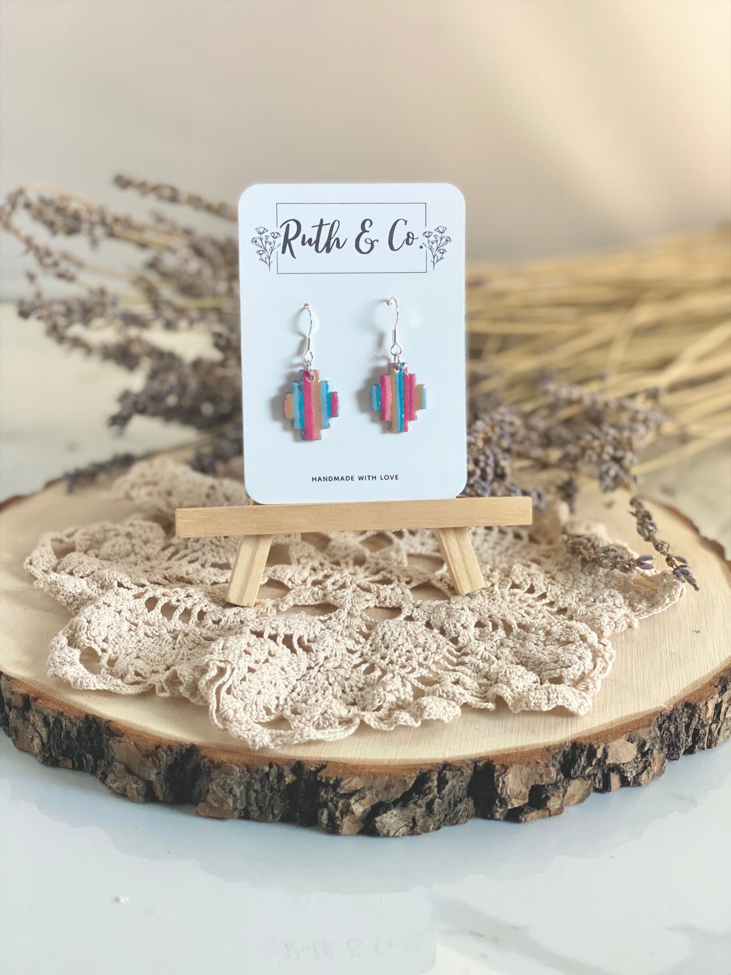 Western Aztec Stripe Earrings