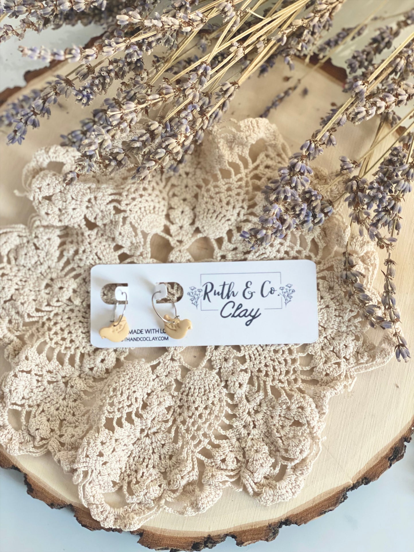 Dainty Baby Chick Earrings