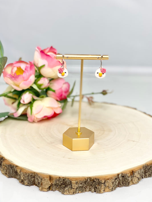 Henrietta the Hen Dainty Earrings