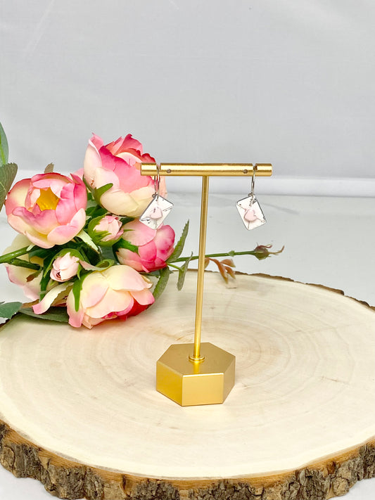 Dainty Love Letter Envelope Polymer Clay Earrings