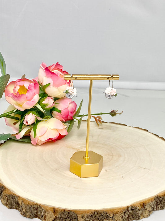 Willow the Sheep Dainty Polymer Clay Earrings